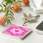 ハートタングラムパターン キーホルダー (側面)