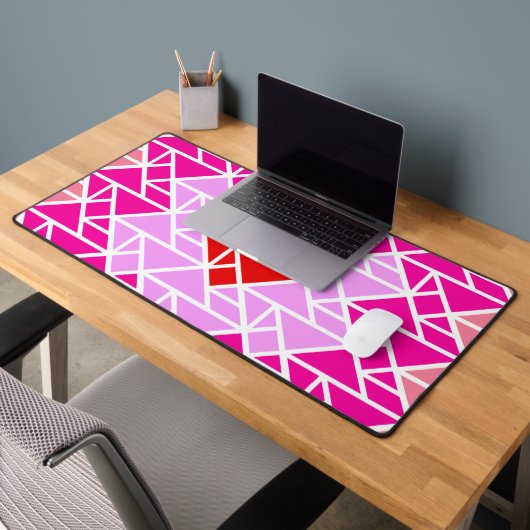 ハートタングラムパターン デスクマット (オフィス2)
