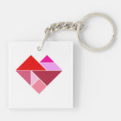 ハートタングラム キーホルダー (裏面)