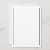 ハートダイヤモンド 25周年記念結婚パーティー 招待状 (裏面)