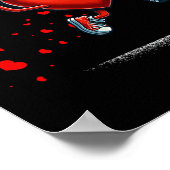 ハートダンキングヴァレンティヌデイビスケットルキッズ ポスター (角)