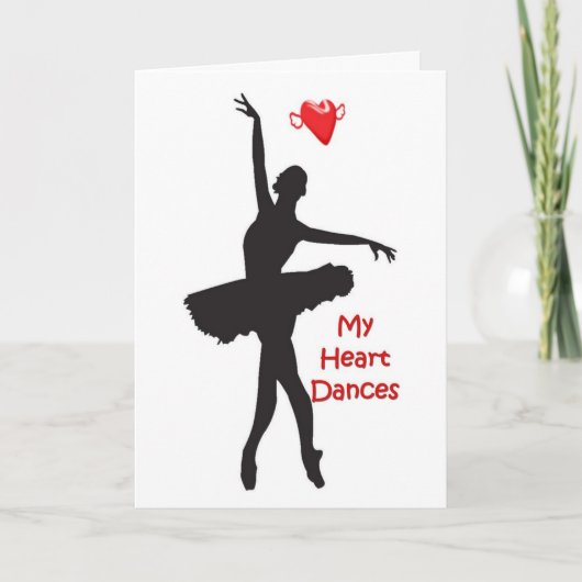 ハートダンス/ハッピーバースデーを歌う カード (正面)