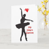 ハートダンス/ハッピーバースデーを歌う カード (黄色い花)