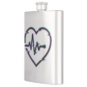ハートチェッククラシックフラスコ フラスク (左)
