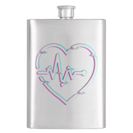 ハートチェッククラシックフラスコ フラスク