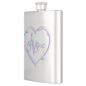 ハートチェッククラシックフラスコ フラスク (左)