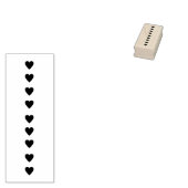 ハートチェックリスト箇条書きジャーナルのジャーナル ラバースタンプ (押印)