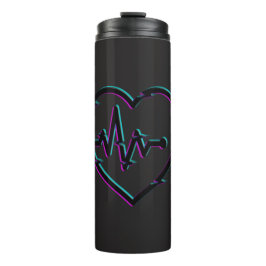 ハートチェック熱タンブラー タンブラー