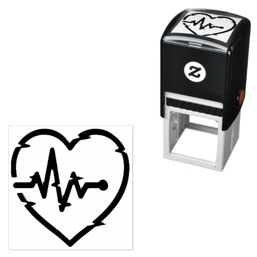 ハートチェック自己インキング・ゴム・スタンプ セルフインキングスタンプ (インサイチュ)