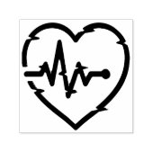 ハートチェック自己インキング・ゴム・スタンプ セルフインキングスタンプ (デザイン)