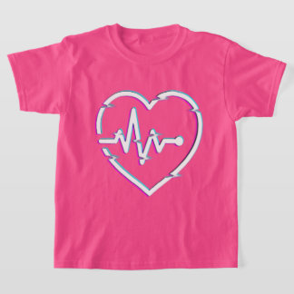 ハートチェックKidsの基本Tシャツ Tシャツ
