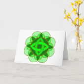 "ハートチャクラを開く"ノートカード カード (黄色い花)