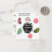 *~*ハートチャクラエリクシルAP64ストーンズ ノートカード (正面/裏面インサイチュ)