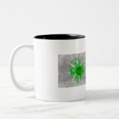 ハートチャクラコーヒーマグ（肯定付き） ツートーンマグカップ (左)