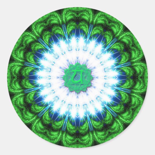 ハートチャクラシール ラウンドシール (正面)