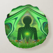 ハートチャクラトートバッグ ラウンドクッション (裏面)