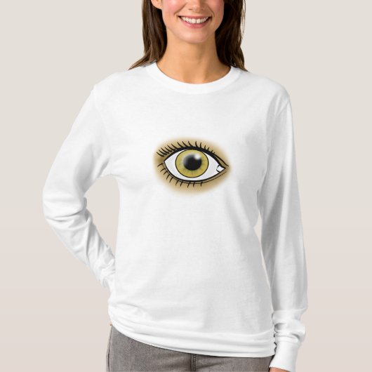 ハートチャクラハゼルアイ Tシャツ (正面)
