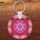 ハートチャクラマンダラ6 キーホルダー (正面)