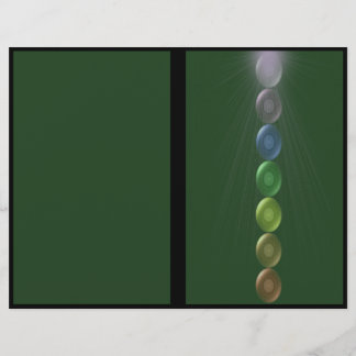 ハートチャクラ3折パンフレットのチラシ