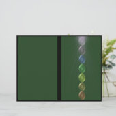 ハートチャクラ3折パンフレットのチラシ (スタンド正面)