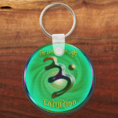 ハートチャクラ – 直感のシンボルKeychain キーホルダー (正面)