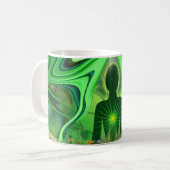 ハートチャクラ – 隠れた世界のシンボル コーヒーマグカップ (正面左)