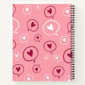 ハートチャットバブル ノートブック (裏面)