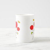 ハートチューリップスペシャルティマグカップ ボーンチャイナマグカップ (正面)