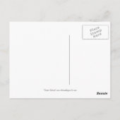 ハートチョコレートキャンディマーメイドファンタジーアートガール ポストカード (裏面)