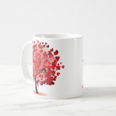 ハートツリマグ コーヒーマグカップ (正面左)