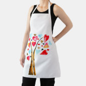 ハートツリーお洒落valemtines エプロン (インサイチュ)