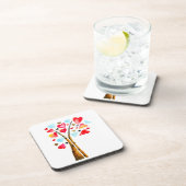 ハートツリーお洒落valemtines コースター (右側)