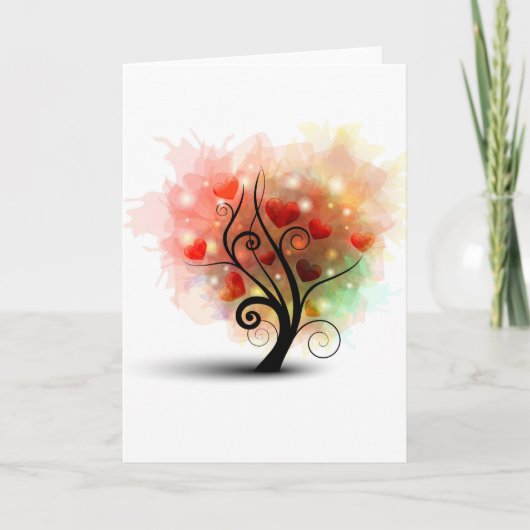 ハートツリーカード カード (正面)
