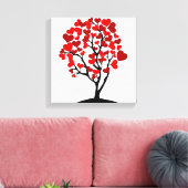 ハートツリーキャンバス キャンバスプリント (インサイチュ (リビング))