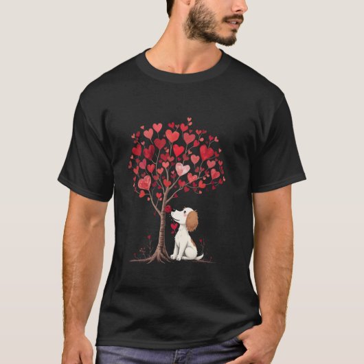 ハートツリードッグ Tシャツ (正面)