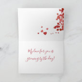 ハートツリーバレンタインデーカード シーズンカード (内部)