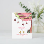 ハートツリーバレンタインホリデーカード シーズンカード (スタンド正面)