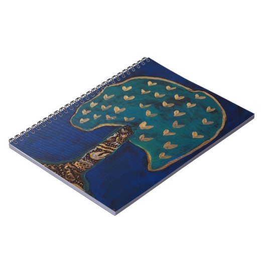 ハートツリーラブ魔法イラストレーションノート ノートブック (左側)