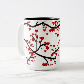ハートツリー ツートーンマグカップ (正面左)