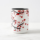 ハートツリー ツートーンマグカップ (中央)