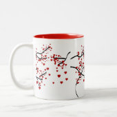 ハートツリー ツートーンマグカップ (左)