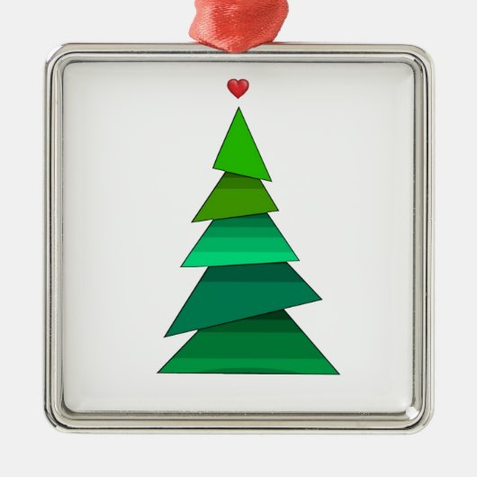 ハートツリー メタルオーナメント (正面)