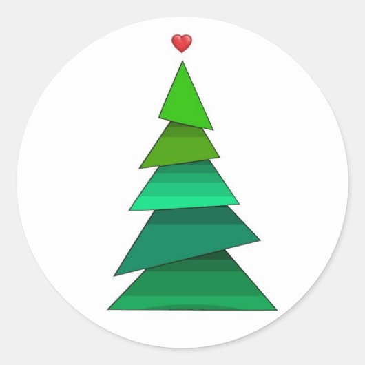 ハートツリー ラウンドシール (正面)