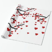 ハートツリー ラッピングペーパー (アンロールド)