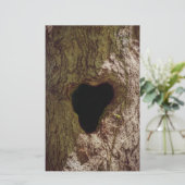 ハートツリー 便箋 (スタンド正面)