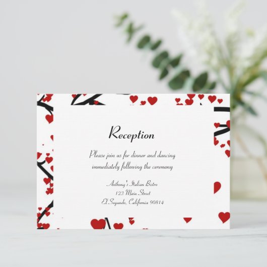 ハートツリー 招待状 (スタンド正面)