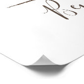 ハートツリー - 250名様限定シグネチャーゲストブック代替 ポスター (角)