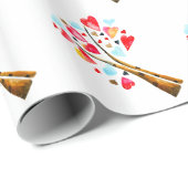 ハートツリーvalentine water color art ラッピングペーパー (ロールコーナー)