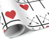 ハートティックタックトー ラッピングペーパー (ロールコーナー)