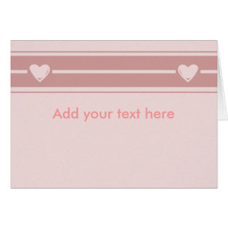 ハートデザインカスタマイズカード